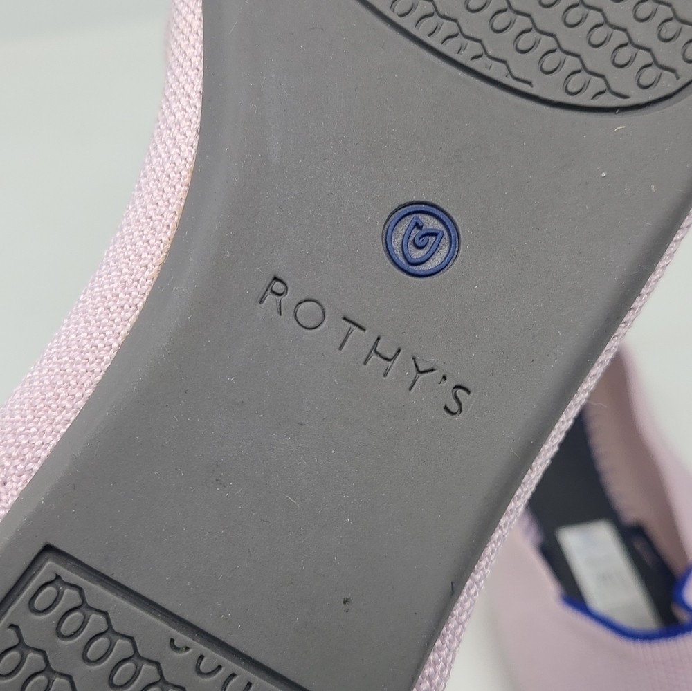 Rothy's | Women's The Pointe Light Blush Pink Ballet Flats (US Size 11) - Picture 8 of 10